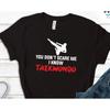 Taekwondo T Shirt Martial Arts Karate Birthday Vintage Washed Fashion Designer Clothes Streetwear Soft Top For Everyday Wear