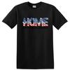 Home American Flag T Shirt Patriotic Tee Independence Day Red White Blue