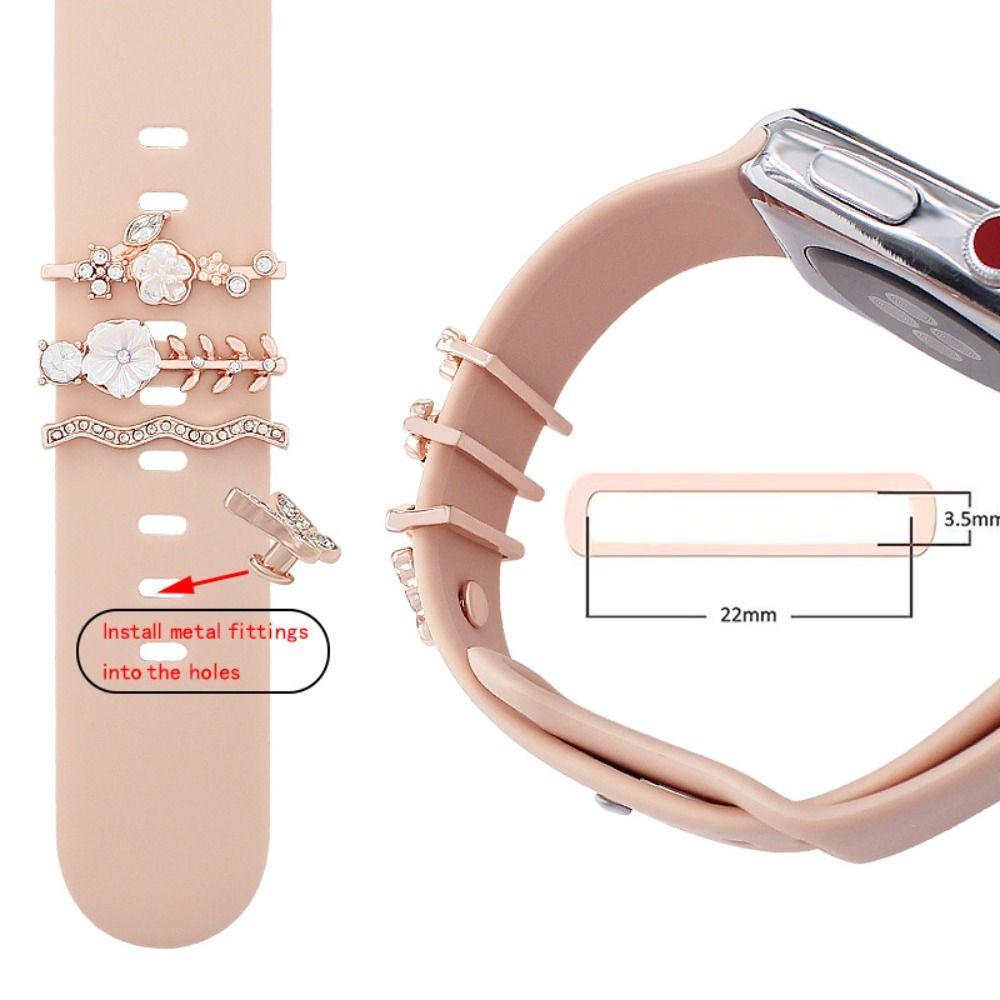 Diamond Bracelet Decoration Jewelry Ornament Strap Decorative Ring for Apple Watch Band Watch Band
