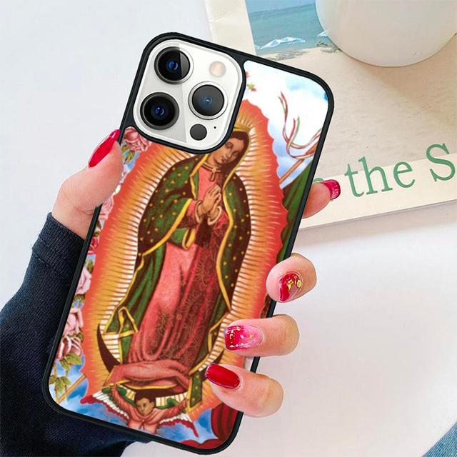 Virgen de Guadalupe Coque Shell For iPhone 17 Air 15 16 14 13 12 Pro Max 11 Pro Max Plus Phone Case Cover