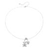 Adjustable Pendant Necklace Metal Choker Necklace Durable Collarbone Chain  Gift Giving