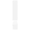 8 piece TV cabinet set white particleboard