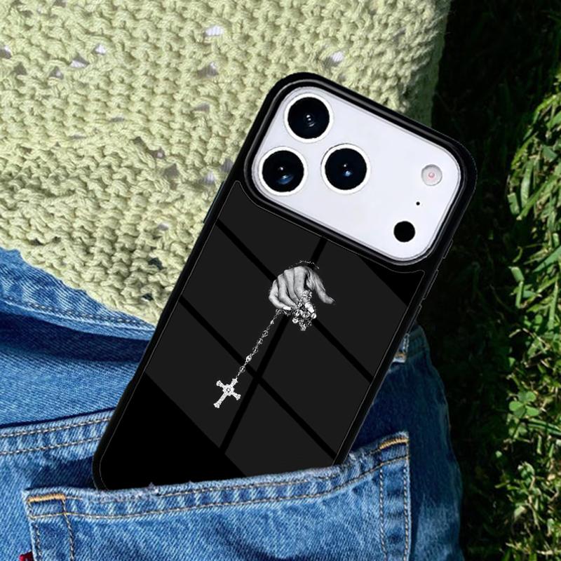 Чехол-накладка с крестом на Библии, христианский, католический, для IPhone 11 12 13 14 15 16e 17 Pro Max, Coque для IPhone 17 Air
