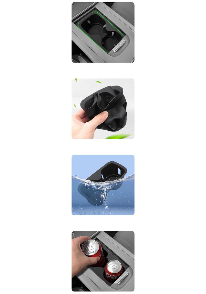 For 24 Models of Geely 07 EM-P Central Control Silicone Cup Holder Car Interior Cup Slot Limit Seat Cup Holder