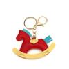 Women's Bag Charm Decoration Bag Pendant Cartoon Rocking Wooden Horse Women's Leather  Bag Charm Key Chain Cute Bag Accessories Gifts