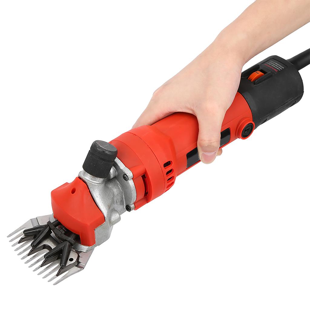 690 Вт электрические ножницы для овец и коз, 6 скоростей, машинка для стрижки животных, бритье шерсти для сельскохозяйственных животных