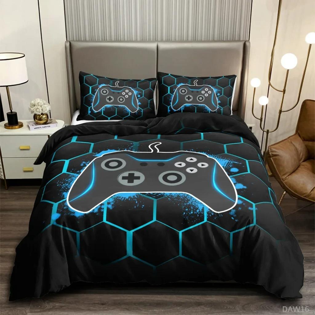 2025 Luxury New 3D Print Teens Video Games Duvet Cover King Gamepad Controller Bedding Set Youth Game Bedding Set Quilt Cover