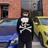 Unisex Oversized Cotton Knit Sweater With Skull Print Back Design Streetwear Style Fall 2025