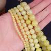 Lemon Jade Natural Stone 4/6/8/10/12MM Round Loose Beads For Jewelry Making DIY Bracelet Necklace Accessories