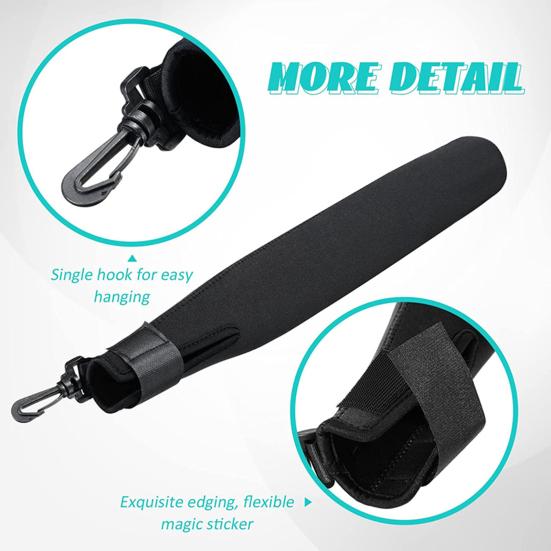 Чехол для бейсбольной биты износостойкий очень мягкий водонепроницаемый дизайн на липучке с клипсой неопреновый чехол-протектор для бейсбольной биты софтбол