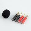 Новый металлический мини-микрофон Plug and Play 3-полюсный металлический мини-микрофон Микрофон 3,5 мм 4-полюсный динамик Микрофон Мобильный телефон