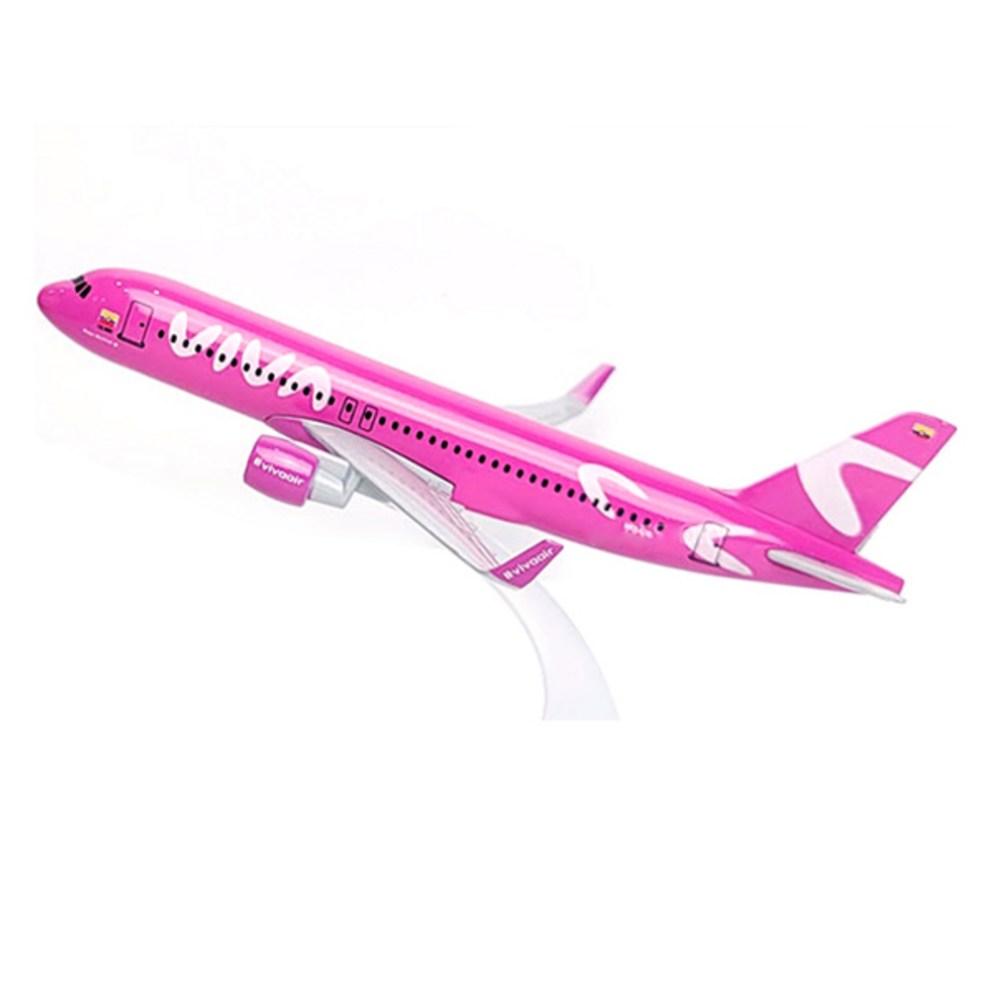 16cm Diecast Alloy Model Airplane - Viva Air A320 Replica