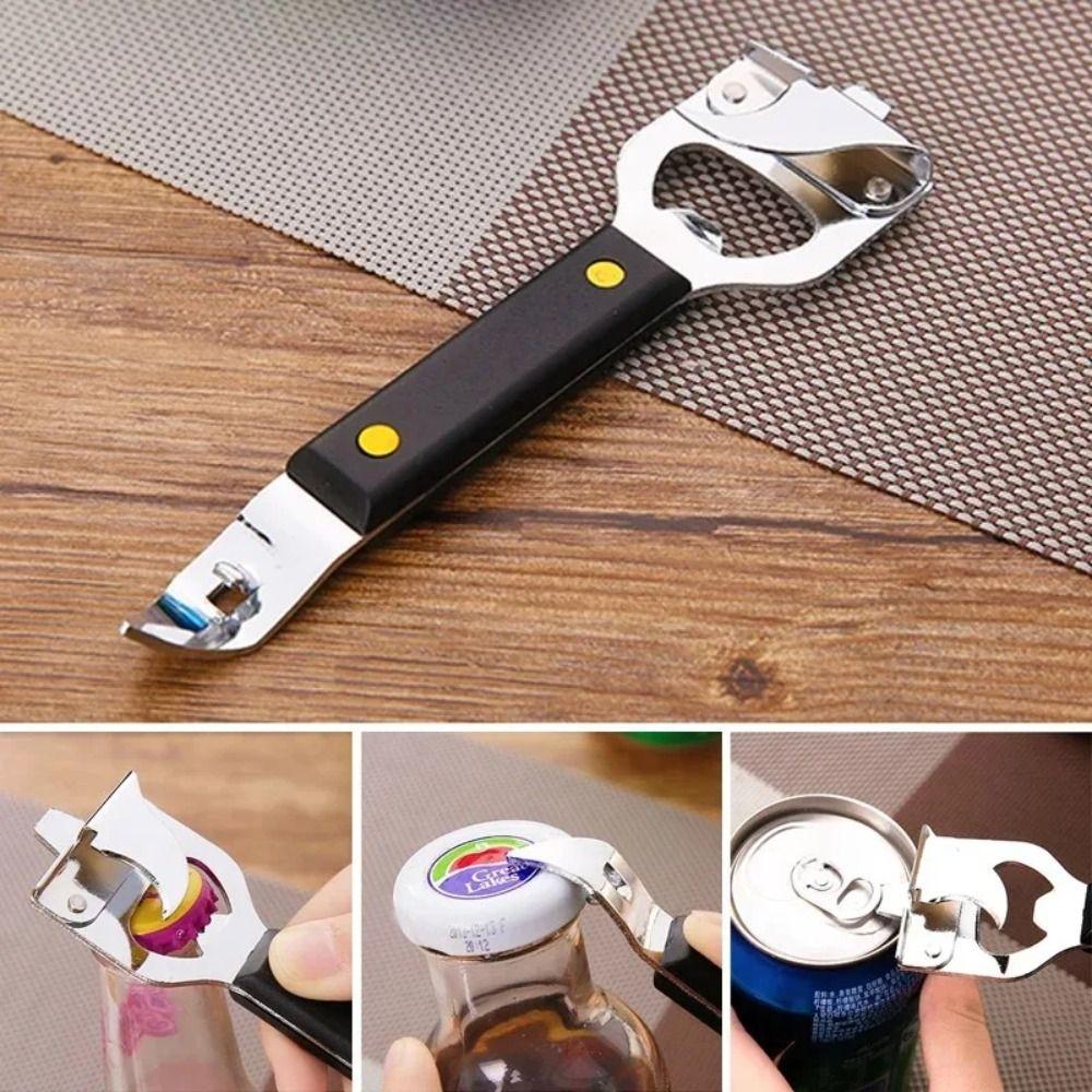 Stainless Steel Beer Opener Multifunctional Bottle Opener Kitchen Tools Can Opener Party