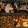 20/50/100 LED Solar Lights String Fairy Crystal Ball Lamp Waterproof Solar Patio Light 8 Mode Christmas Decor For Outdoor Garden