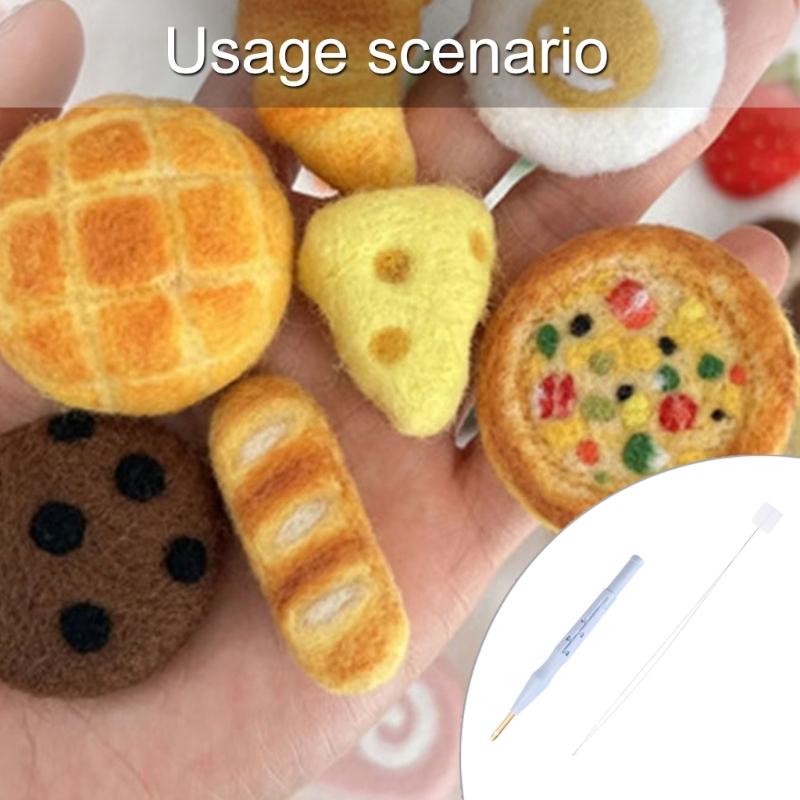 Вышивальная игла Регулируемая пробивная игла Инструмент для тафтинга и вышивания для нитевдевателей Шитье Вязание