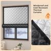 Холодо- и теплоизоляция Зимние теплые шторы Утолщенные уплотнительные шторы Оконные тепловые экраны