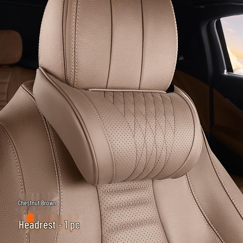 Jordani Premium Memory Foam Car Headrest & Lumbar Support Pillow