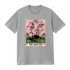 Funny Skeleton Tarot Card Dancing T Shirt Gothic For Friend Unique Design Vintage Homme Graphic Casual Comfortable