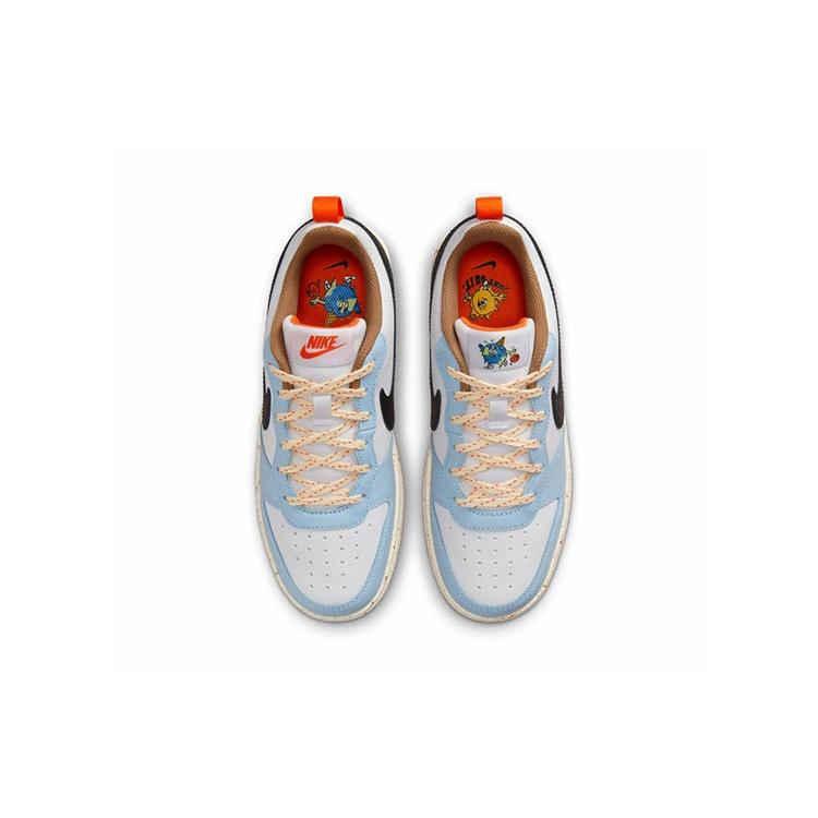 (GS) Nike Court Borough Low 2 'Белый Алабастровый с крапинками' Детские DX6052-101