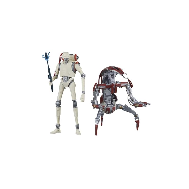 [Hasbro Звездные Войны Черная Серия KX Охранный Дроид-Силовик и Дроидека из Звездных Войн Джедаи]: Survivor Gaming Greats Коллекция 15 см Фигурка 2 шт.