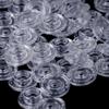 50 Set Kam T5 Clear Plastic Resin Snaps Button Fasteners Press Stud 12mm