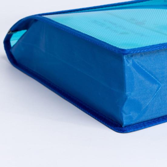 Пластиковая папка-файл Водонепроницаемый прозрачный расширяющийся органайзер для документов с застежкой-кнопкой Без разделителей Портативный формат A4/B5 Конверт для файлов для офиса