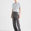 PRADA Short Sleeved Striped Polo Shirt UJN765-17KS-F0W3B-S-WMO