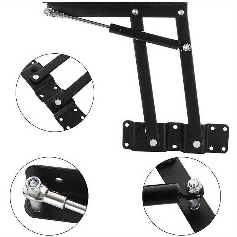 2 шт., 2 пары подъемных петель для журнального столика, складной шарнир, механизм стойки, кронштейн, подъемная рама, газовые гидравлические настольные петли для мебели