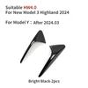 Для Tesla Model Y/3+ Highland 2025 Защитная наклейка на крыло с камерой заднего вида, накладка на указатель поворота, аксессуары для тюнинга