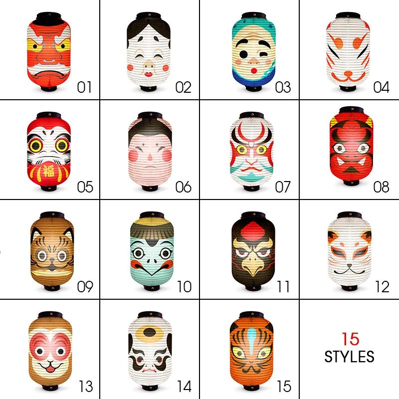 Waterproof Japanese Style Hanging Lantern Sashimi Sushi Pub Bistro Restaurant Izakaya Lantern Party Decor Grimace Lantern