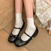 Fashion Temperament French Ballet Style Shallow Mouth Flat-soled Single Shoes Women's 2025 New Spring and Autumn Retro Soft-soled Mary Jane Shoes