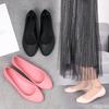 Fashion New Ladies Sandals Soft Pvc Plastic Flat Non-slip Women Flat Shoes 2025