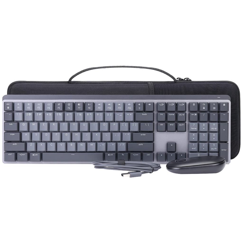 Co2CREA Чехол для хранения Совместимый с механической клавиатурой Logitech KX850 MX MECHANICAL (Только случай)