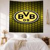 Borussia Dortmund Wall Decor Tapestry Art For Pet Memorial Birthdaywedding Party Backdrop Family Gift