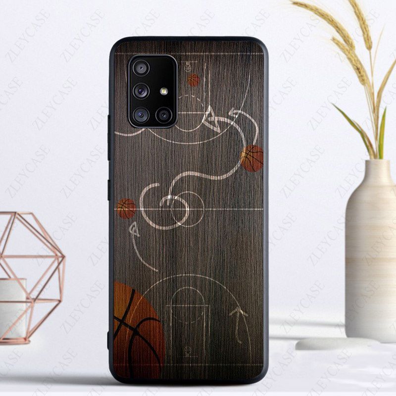 Баскетбольный чехол для телефона Samsung Galaxy A13 A53 A11 A12 A32 A22 A52S 5G A10 A41 A42 A33 A20E A30S A40 A51 A71 A21S, чехлы