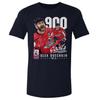 Александр Овечкин Washington Capitals 500-й уровень 900-й гол в карьере Футболка TriBlend Темно-синяя с коротким рукавом Мягкая винтажная футболка