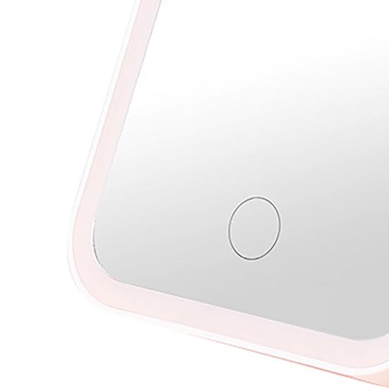 Светодиодное зеркало для макияжа с прозрачной сенсорной подсветкой и микроуправлением USB светодиодное косметическое зеркало для женщин