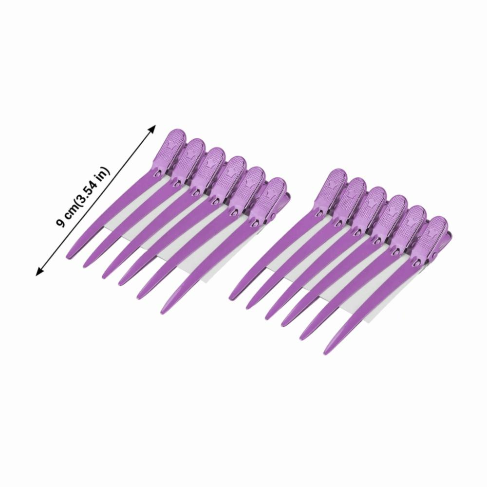 12pcs Professional Salon Hair Clips Durable Hair Sectioning Clips For Salon Styling