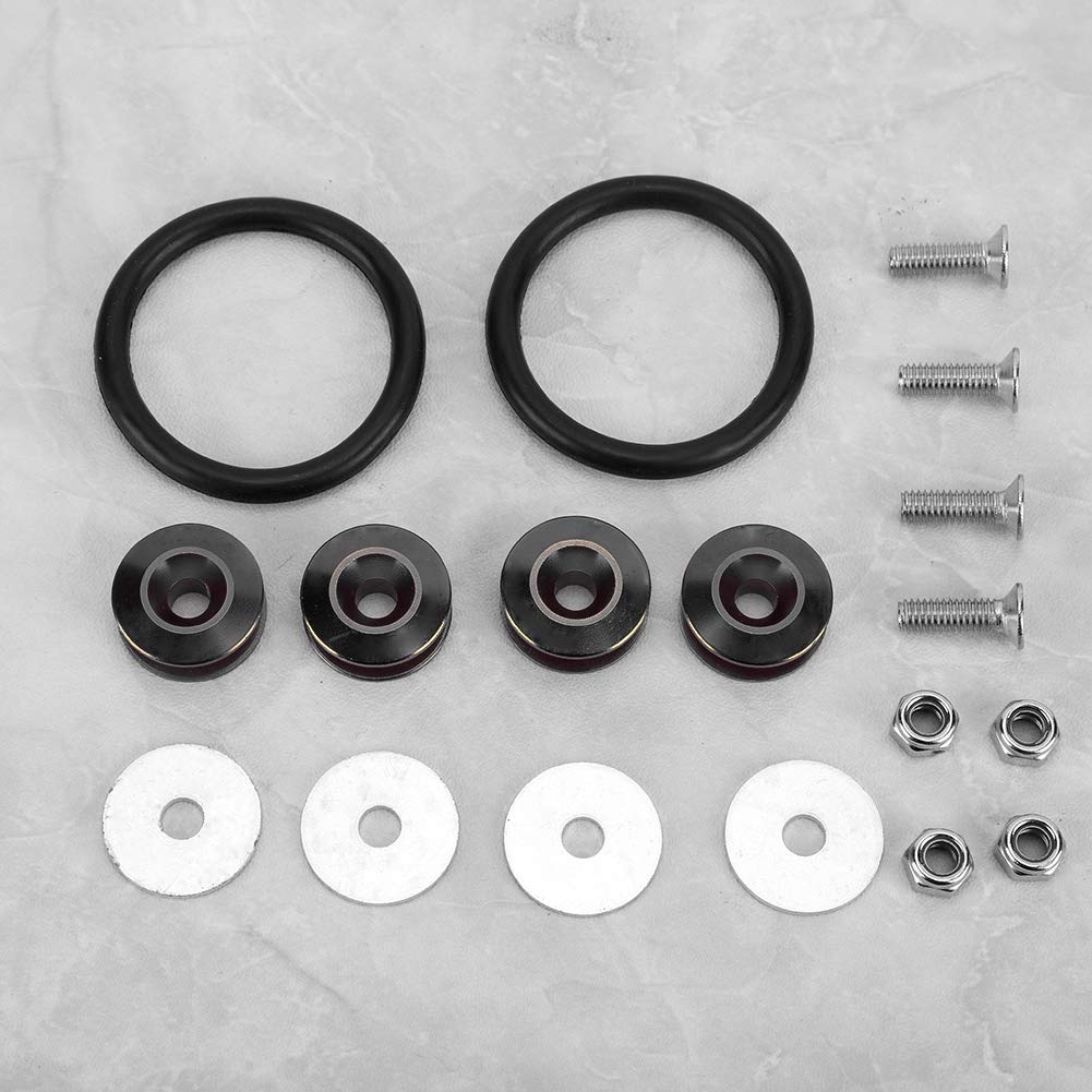 Gorgeri 4 цвета новый тип быстросъемного крепежного кольца комплект, используется для бампера багажника крыла автомобиля крышка (Алюминиевый сплав) Быстросъемный бампер Быстросъемный бампер