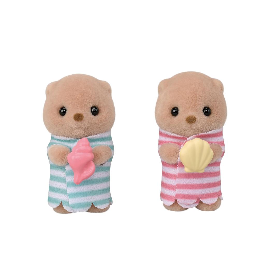 Sylvanian Families Doll Otter ST Mark Certification 3 Years Old and Up Toy Dollhouse Sylvanian Families EPOCH [Sea Family] FS-54