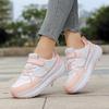31-40 Children's Four-wheel Detachable Flat Sports Shoes Outdoor Roller Skating Sports Girls Shoes
