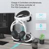 Controller Charger for PS5 for PS VR2 Professional Gamepad Charging Stand LED Indicator Light Storage Helmet Earphones Bracket