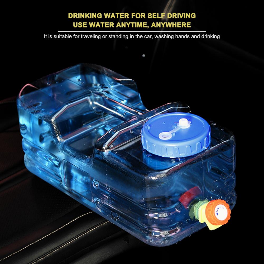 Емкость 10 л для пеших прогулок, пикника, кемпинга, резервуар для воды, уличное ведро для воды, портативный куб, резервуар для воды, контейнер с краном