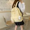 School Bag Niche Design Backpack Girls High Value Light Color School Bag Elementary School Students Versatile Large Capacity Backpack