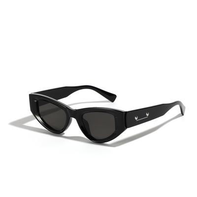 Очки Street Shot Square Cat Eye Солнцезащитные очки Мужские солнцезащитные очки Love Rivet Женские ретро Ins Xiaohongshu