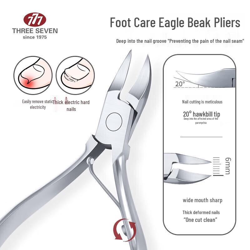 777 Unisex 10-Piece Carbon Steel Nail Care Kit