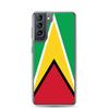 Coque Téléphone - Samsung - Galaxy S24 - Drapeau Guyana - Souple - Multicolore