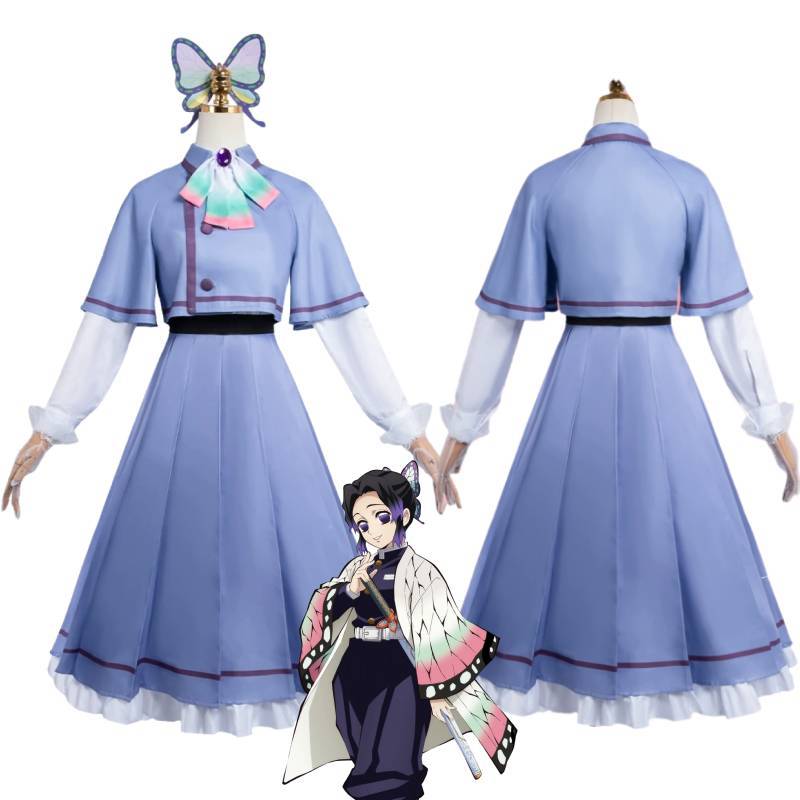 Костюм для косплея «Истребитель демонов: Бабочка-ниндзя» с аксессуарами для аниме-ролевой игры