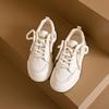 Трендовые спортивные белые туфли женские весна-лето 2025 года новые дышащие туфли на плоской подошве корейская версия повседневные женские туфли для сноуборда
