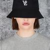 VARZAR 3D Monogram Color Bucket Hat Black